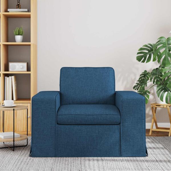 ARDEBO.de - Sofa Blau 102 x 80 x 82 cm Metall