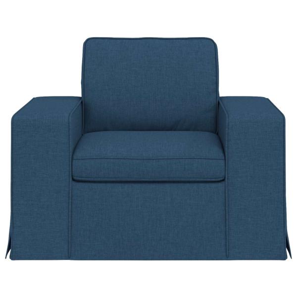 Sofa Blau 102 x 80 x 82 cm Metall