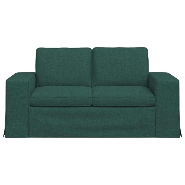 Sofa Dunkelgrün 162 x 80 x 82 cm Metall