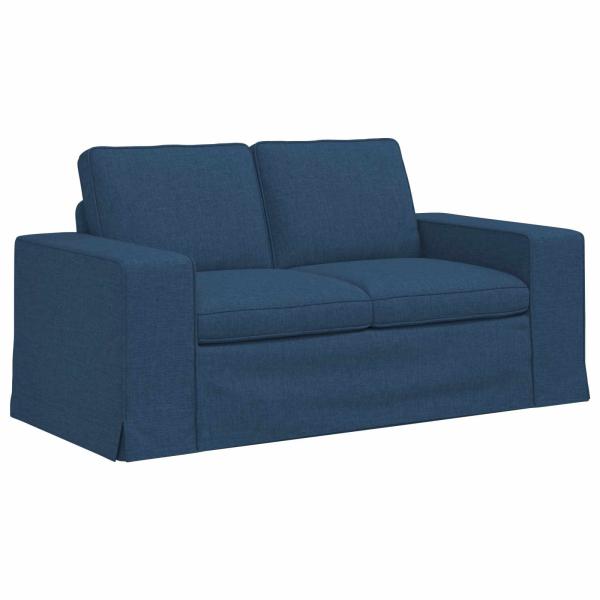 Sofa Blau 162 x 80 x 82 cm Metall