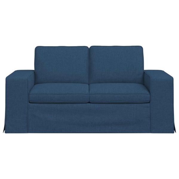 Sofa Blau 162 x 80 x 82 cm Metall