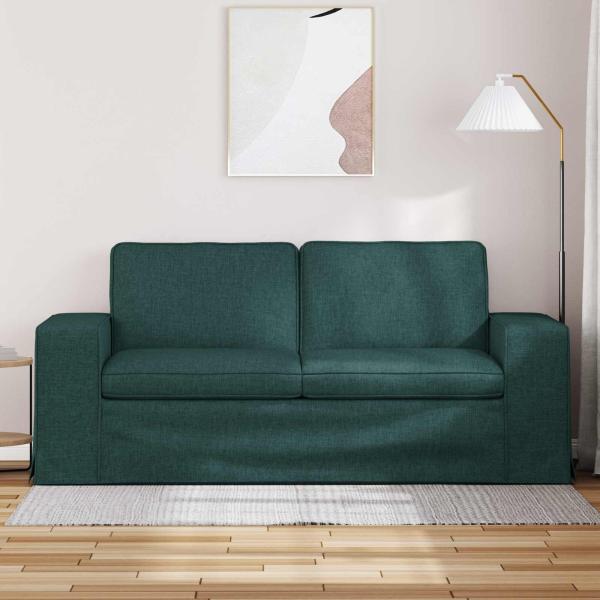 Sofa Dunkelgrün 182 x 80 x 82 cm Metall