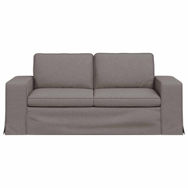 Sofa Taupe 182 x 80 x 82 cm Metall