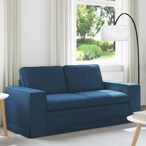 ARDEBO.de - Sofa Blau 182 x 80 x 82 cm Metall