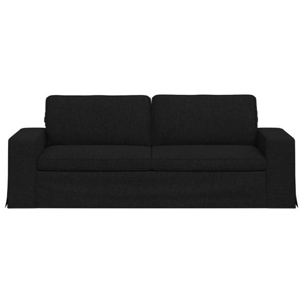 Sofa Schwarz 222 x 80 x 82 cm Metall