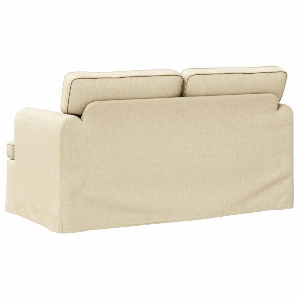 Sofa Creme 142 x 80 x 85 cm Metall