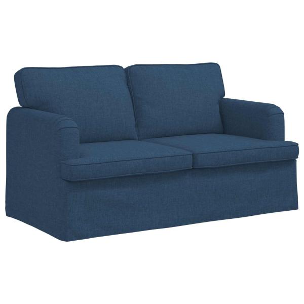 Sofa Blau 142 x 80 x 85 cm Metall