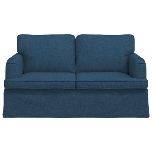 Sofa Blau 142 x 80 x 85 cm Metall