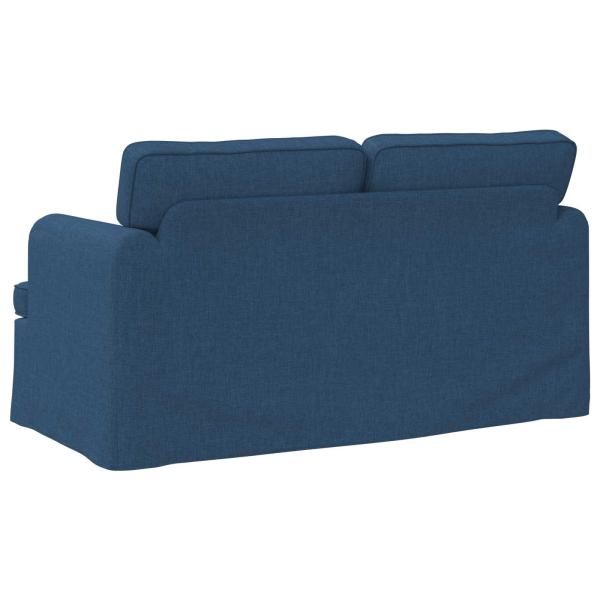 Sofa Blau 142 x 80 x 85 cm Metall