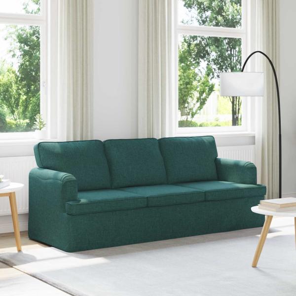 ARDEBO.de - Sofa Dunkelgrün 142 x 80 x 85 cm Metall