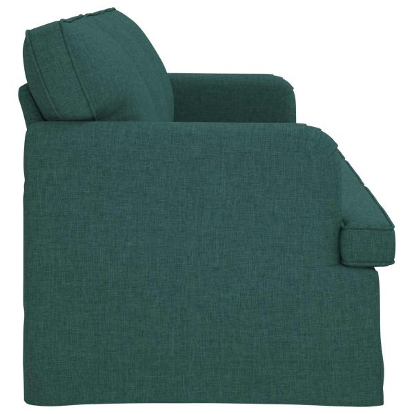 Sofa Dunkelgrün 142 x 80 x 85 cm Metall