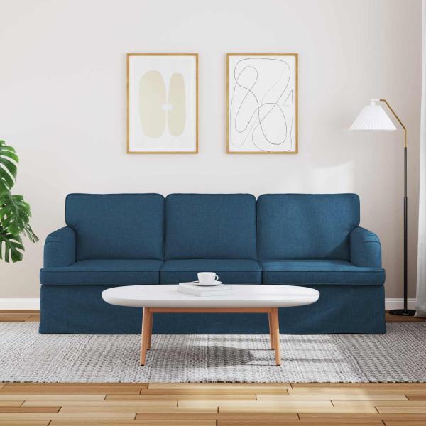 Sofa Blau 142 x 80 x 85 cm Metall