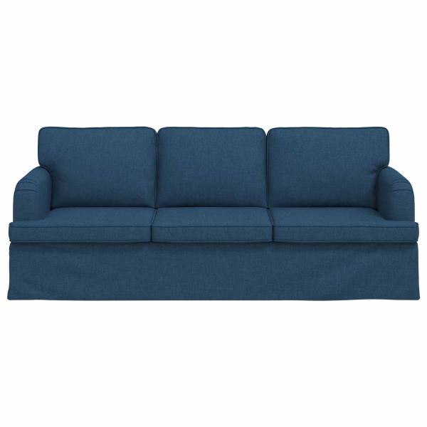 Sofa Blau 142 x 80 x 85 cm Metall