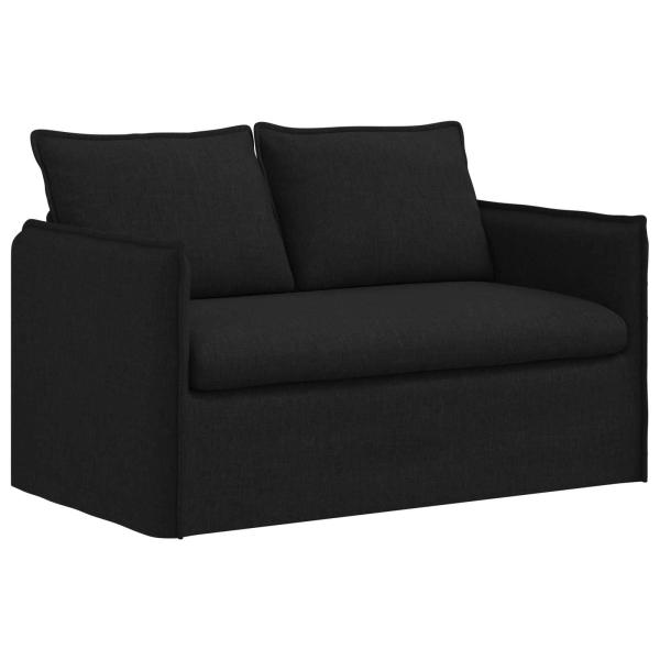 ARDEBO.de - Sofa Schwarz 195 x 82 x 85 cm Metall