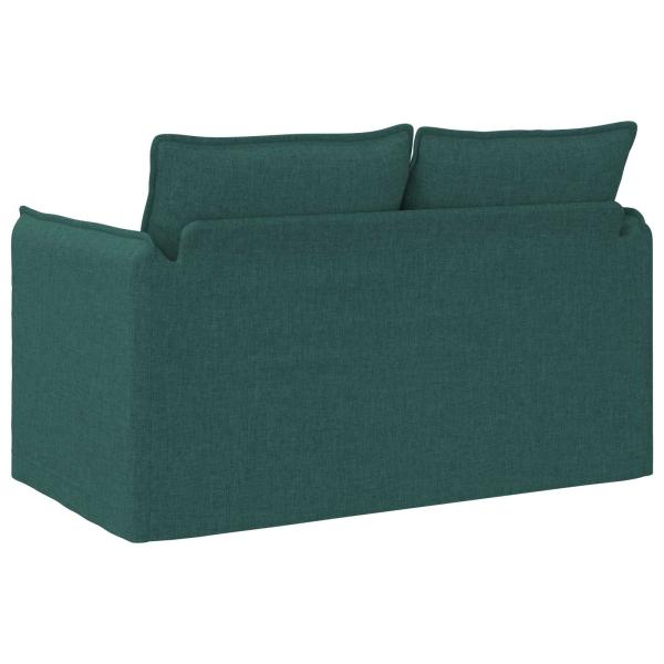 ARDEBO.de - Sofa Dunkelgrün 195 x 82 x 85 cm Metall