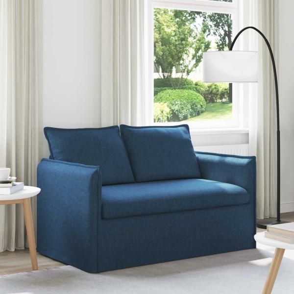 ARDEBO.de - Sofa Blau 195 x 82 x 85 cm Metall