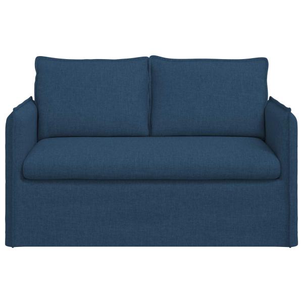 Sofa Blau 195 x 82 x 85 cm Metall