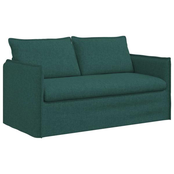 Sofa Dunkelgrün 195 x 82 x 85 cm Metall