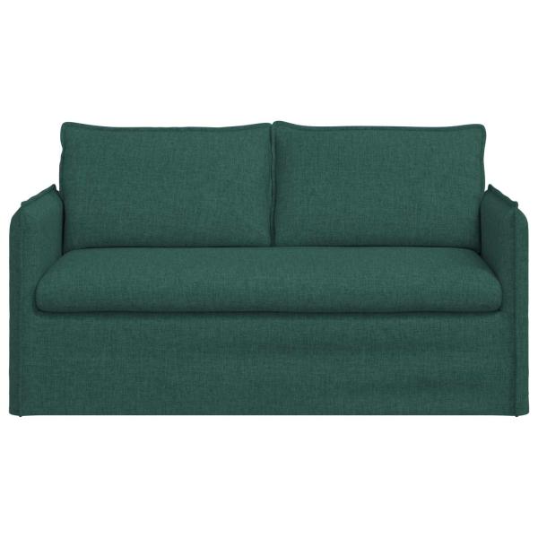 Sofa Dunkelgrün 195 x 82 x 85 cm Metall