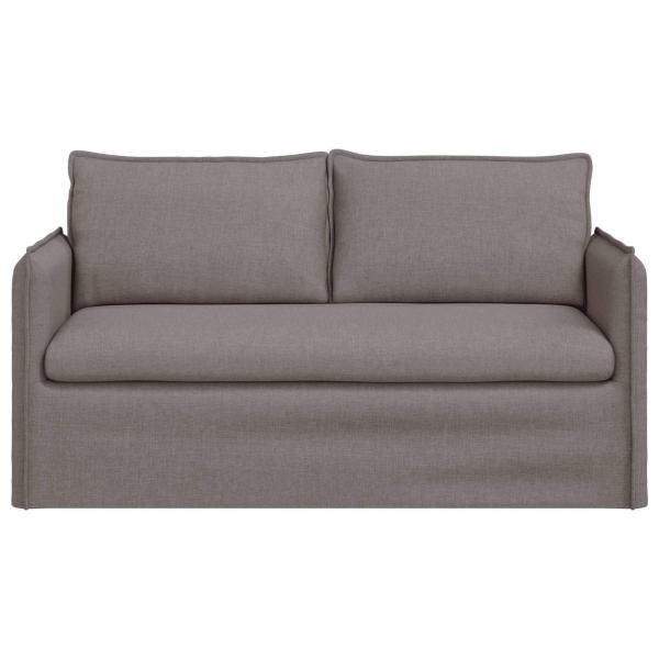 Sofa Taupe 195 x 82 x 85 cm Metall