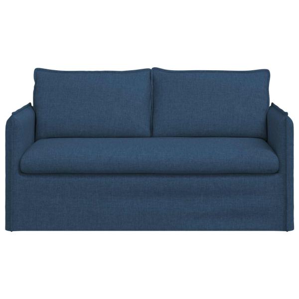 Sofa Blau 195 x 82 x 85 cm Metall