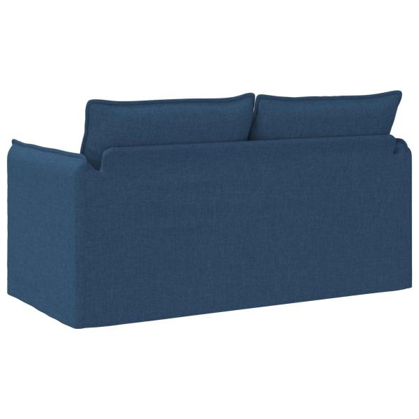 Sofa Blau 195 x 82 x 85 cm Metall