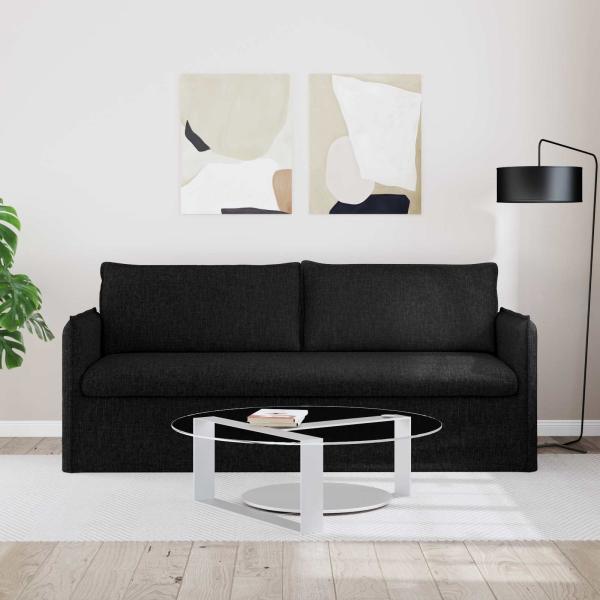 Sofa Schwarz 195 x 82 x 85 cm Metall