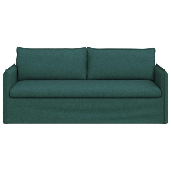 Sofa Dunkelgrün 195 x 82 x 85 cm Metall