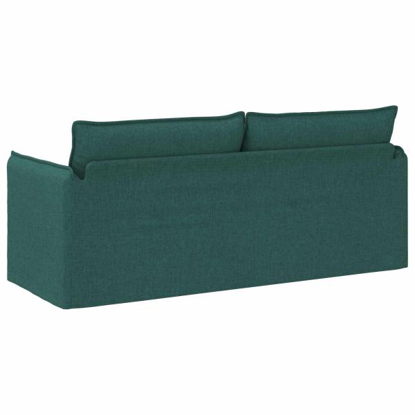 Sofa Dunkelgrün 195 x 82 x 85 cm Metall
