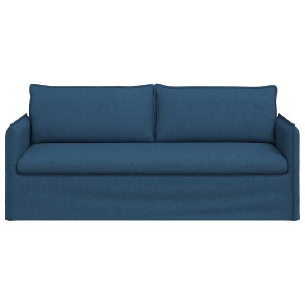 Sofa Blau 195 x 82 x 85 cm Metall