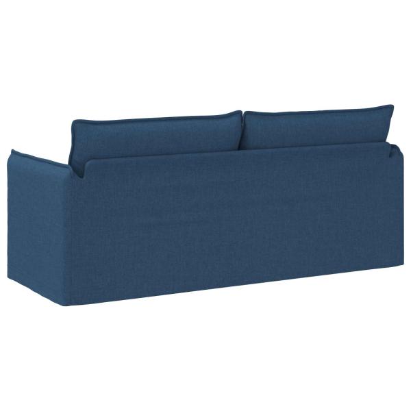 Sofa Blau 195 x 82 x 85 cm Metall