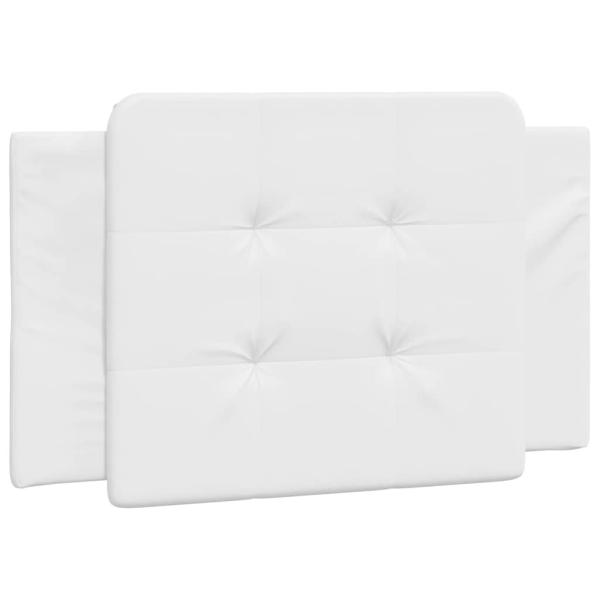 Bettgestell ohne Matratze "Zadar" Weiß 100x203 cm Kunstleder