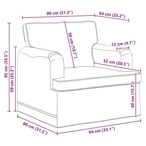 Sofa 2 pcs Hellgrau Metall