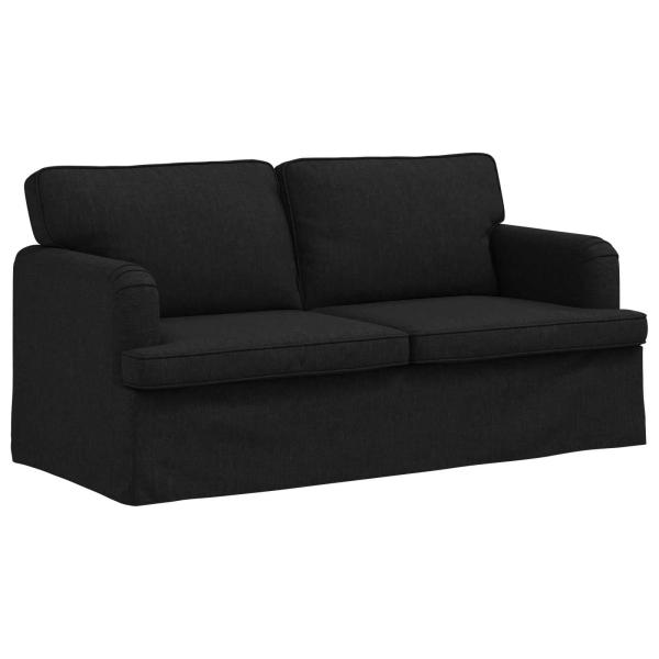 Sofa 2 pcs Schwarz Metall