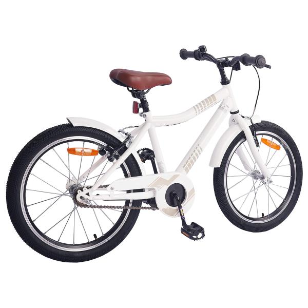 ARDEBO.de - Kinderfahrrad 24 Zoll für 8-12 Jahre alt weiß