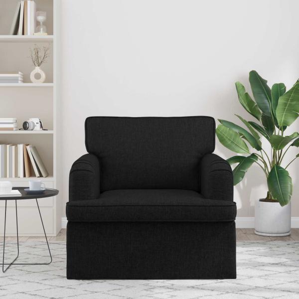 Sofa Schwarz 84 x 80 x 85 cm Stoff