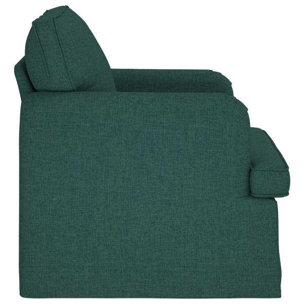 Sofa Dunkelgrün 142 x 80 x 85 cm Metall