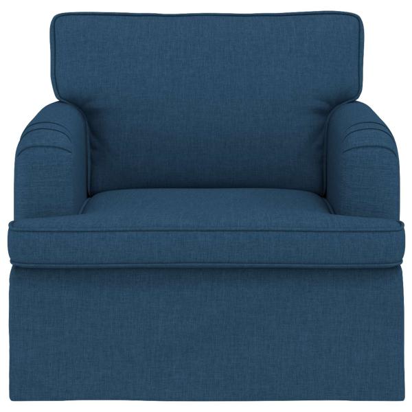 Sofa Blau 142 x 80 x 85 cm Metall