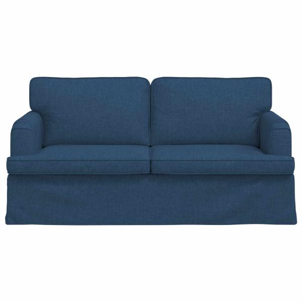 Sofa Blau 162 x 80 x 85 cm Stoff