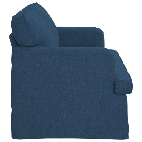 Sofa Blau 162 x 80 x 85 cm Stoff
