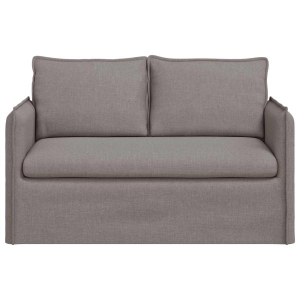 Sofa Taupe 195 x 82 x 85 cm Metall