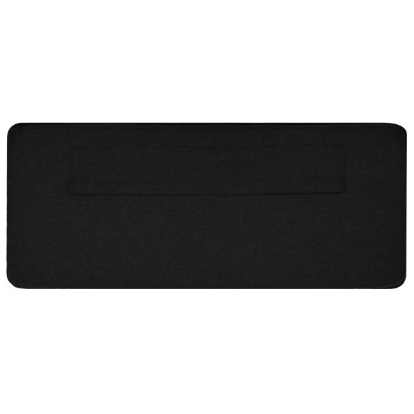 ARDEBO.de - Gepolstertes Kopfteil mit Kopfteil Braun und Schwarz 80 cm