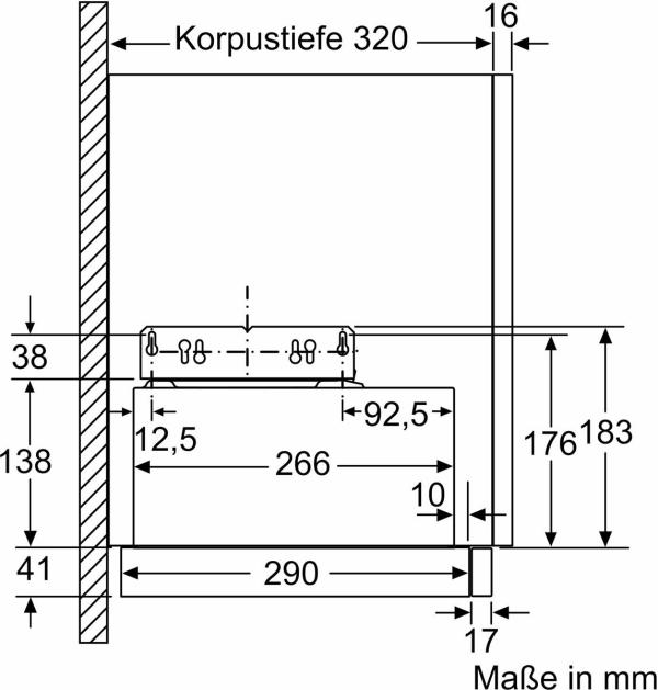 Neff D46BR22X2 N30 Flachschirmhaube, 60 cm breit, 394 m³/h, 3 leistungsstufen, Silbermetallic