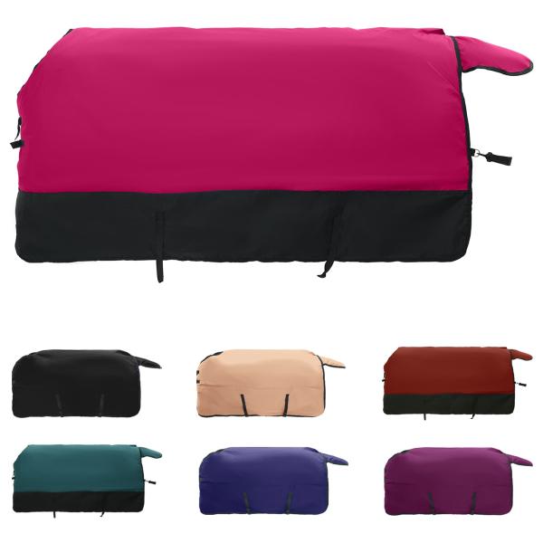 Pferdedecke Rosa und Schwarz 75 cm Polyester