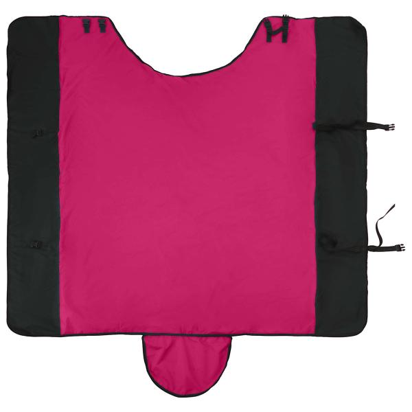 Pferdedecke Rosa und Schwarz 135 cm Polyester