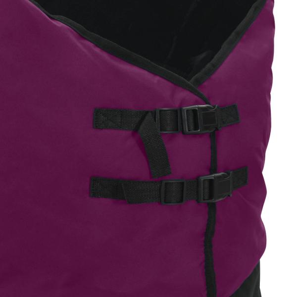 Pferdedecke Dunkelgrün und Schwarz 75 cm Polyester