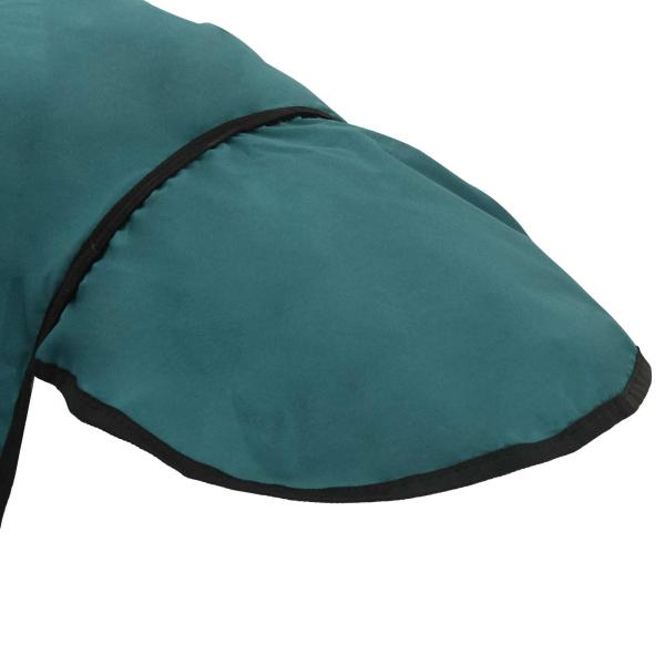 ARDEBO.de - Pferdedecke Dunkelgrün und Schwarz 95 cm Polyester