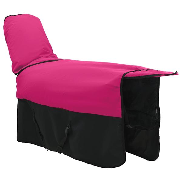 Pferdedecke Rosa und Schwarz 145 cm Polyester