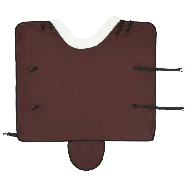 Pferdedecke Volles Dunkelbraun 105 cm Polarfleece