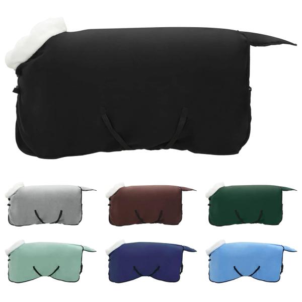 ARDEBO.de - Pferdedecke Schwarz 85 cm Polarfleece